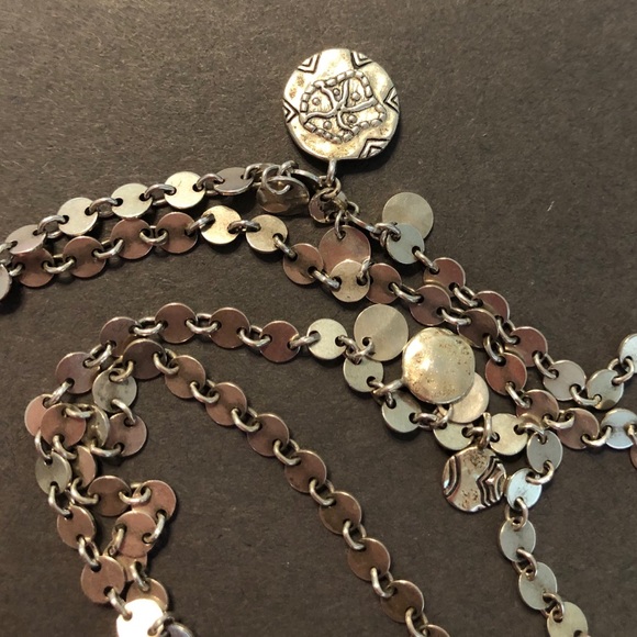 Silpada Sterling Silver ‘Confetti’ 42” Disc Necklace N2739 - Picture 10 of 16